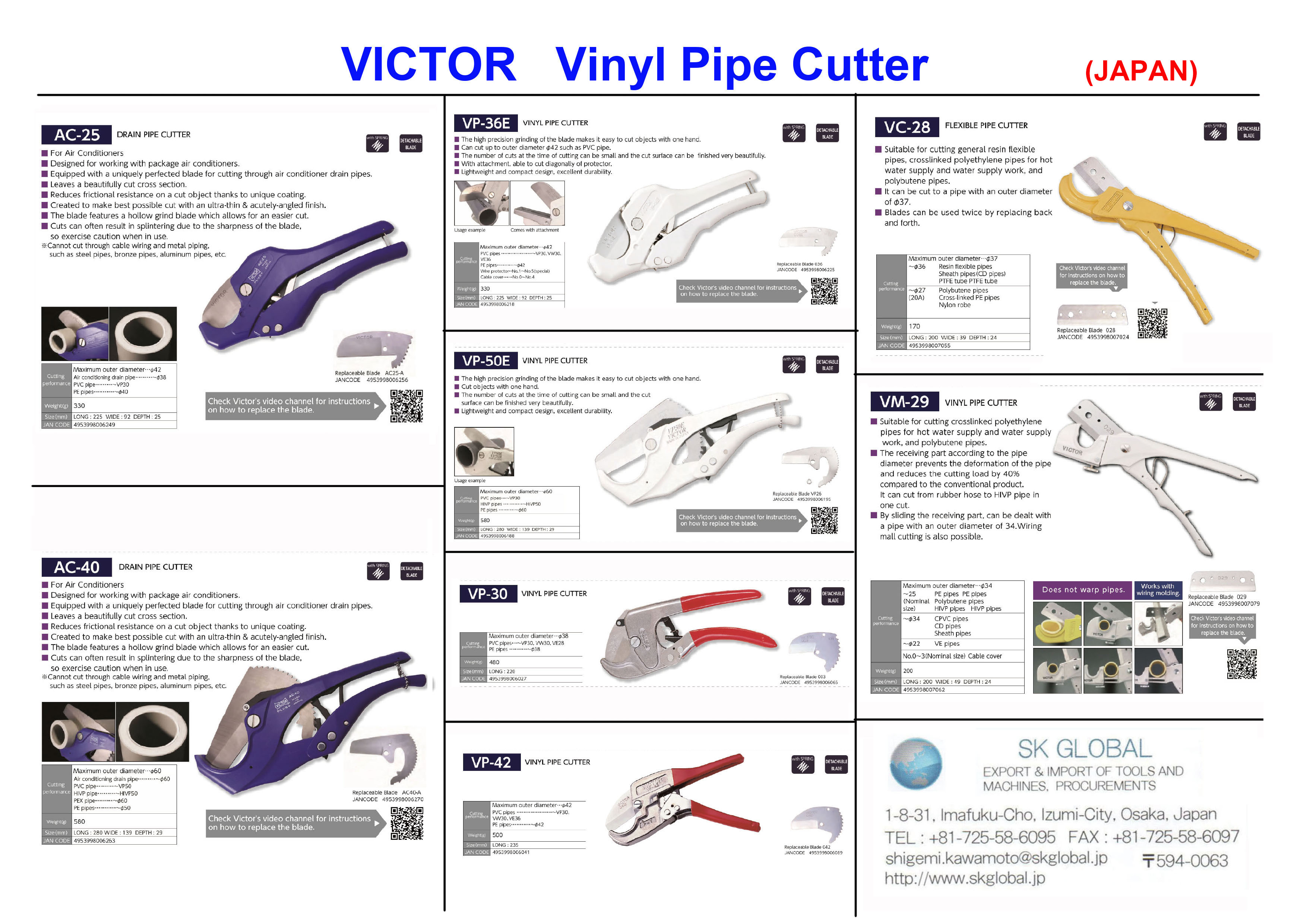 Victor Vinyl Pipe Cutter